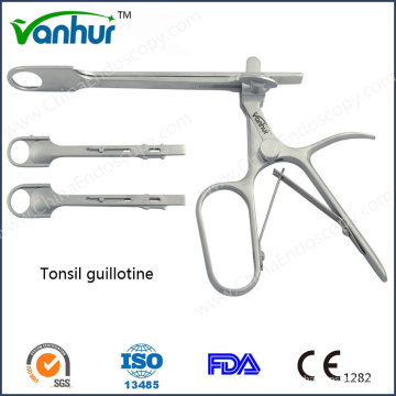Instruments chirurgicaux Ent Tonsil Guillotine